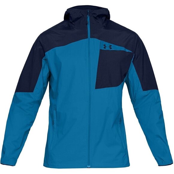 Under Armour Scrambler Hybrid Jacket Mens Cruise Blue Academy NEW XXL